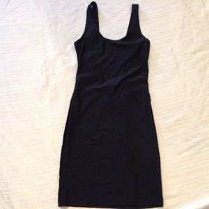 Black Spandex Bodycon Tank Mini Dress